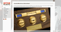 Desktop Screenshot of ditter-plastic.de